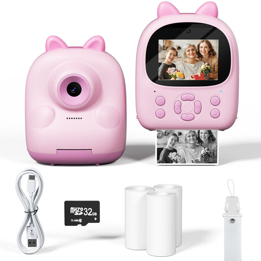 FunPhoto Thermal Mini Photo Printer for Boys Girls