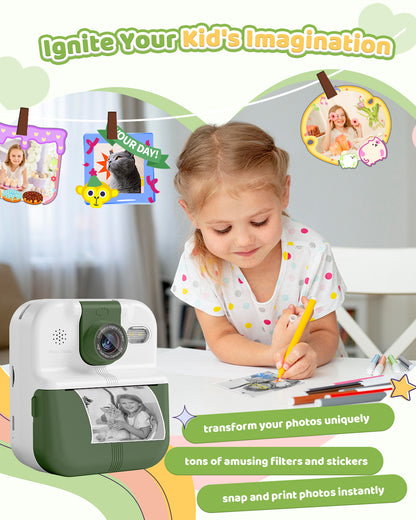 FunMemo Instant Print Camara for Children's Day Birthday Gifts