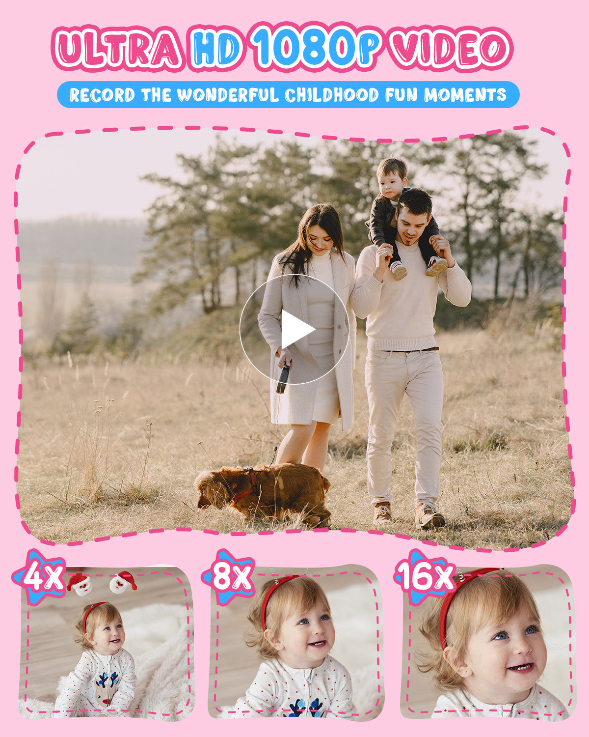 FunPhoto Thermal Mini Photo Printer for Boys Girls