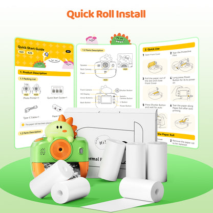 FunMemo Instant Print Camara Paper 6 Rolls