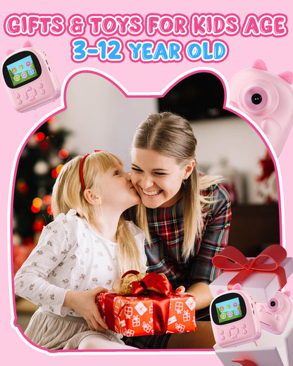 FunPhoto Thermal Mini Photo Printer for Boys Girls